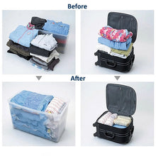 Load image into Gallery viewer, Travel Compression Bags - No Vacuum Necessary!