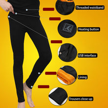 Load image into Gallery viewer, Heated Thermal Underwear
