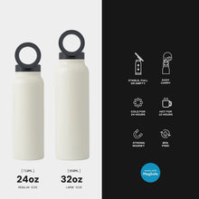 Load image into Gallery viewer, Magnetic Selfie Water Bottle (With Phone Holder)