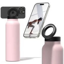 Load image into Gallery viewer, Magnetic Selfie Water Bottle (With Phone Holder)