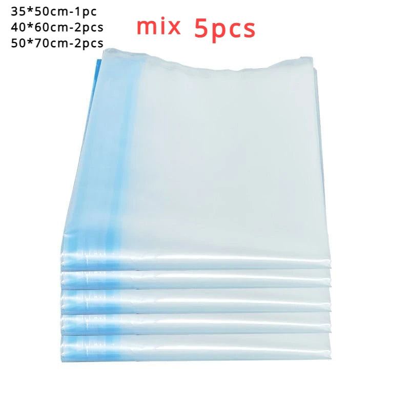 Travel Compression Bags - No Vacuum Needed!