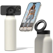 Load image into Gallery viewer, Magnetic Selfie Water Bottle (With Phone Holder)