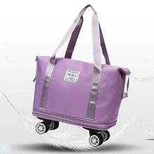 Load image into Gallery viewer, Expandable Carry-On Bag with Wheels