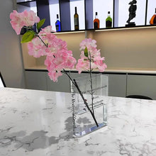 Load image into Gallery viewer, Clear Book Flower Vase