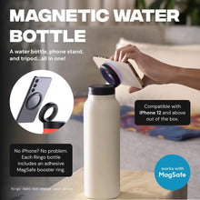 Load image into Gallery viewer, Magnetic Selfie Water Bottle (With Phone Holder)