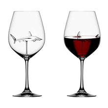 Load image into Gallery viewer, Shark Wine Glasses