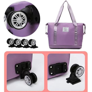 Expandable Carry-On Bag with Wheels