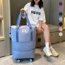 Load image into Gallery viewer, Expandable Carry-On Bag with Wheels