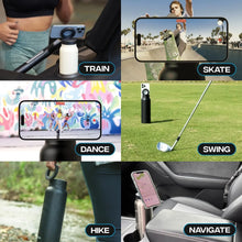 Load image into Gallery viewer, Magnetic Selfie Water Bottle (With Phone Holder)