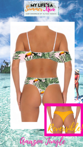 "Amazon Jungle" TOP Sustainable Swimsuit