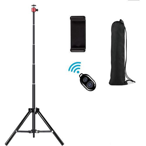 Black Selfie Stick/Tripod with Remote