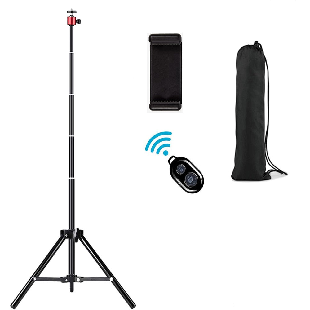 Black Selfie Stick/Tripod with Remote