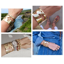Load image into Gallery viewer, World Map Cut Out Travel Bangle