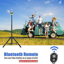 Load image into Gallery viewer, Black Selfie Stick/Tripod with Remote