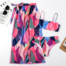 Load image into Gallery viewer, 3 Piece Bandeau Bikini Sets