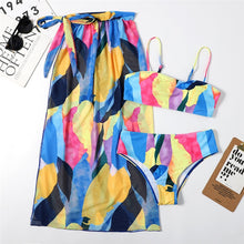 Load image into Gallery viewer, 3 Piece Bandeau Bikini Sets