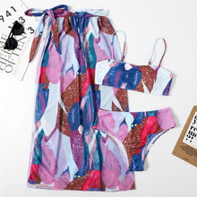 Load image into Gallery viewer, 3 Piece Bandeau Bikini Sets