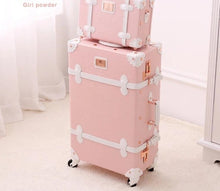 Load image into Gallery viewer, 2 Piece Vintage Luggage Set