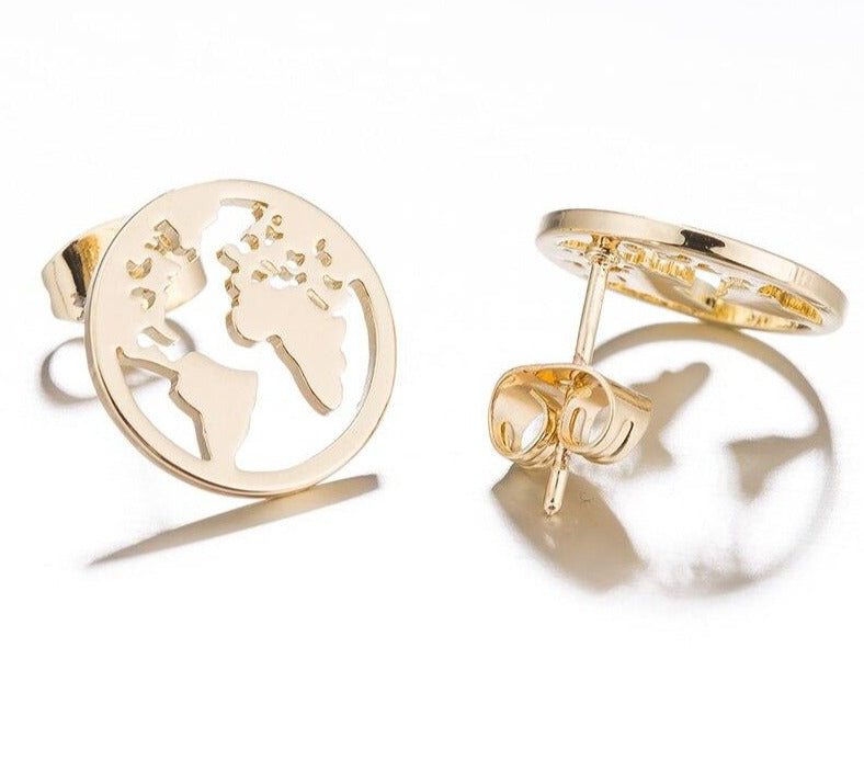 Word Map Earrings