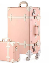 Load image into Gallery viewer, 2 Piece Vintage Luggage Set