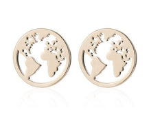 Load image into Gallery viewer, Word Map Earrings