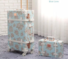Load image into Gallery viewer, 2 Piece Vintage Luggage Set