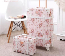 Load image into Gallery viewer, 2 Piece Vintage Luggage Set