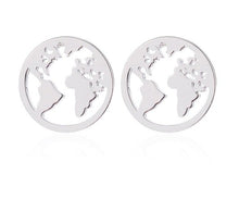 Load image into Gallery viewer, Word Map Earrings