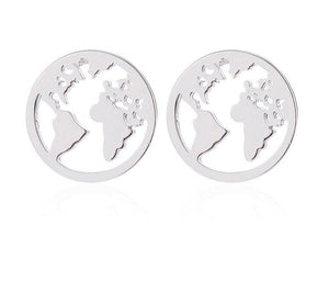 Word Map Earrings