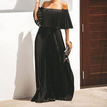 Load image into Gallery viewer, Pleated Long Flowy Dress