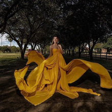Load image into Gallery viewer, Extra Long Flowy Dress for Photoshoots