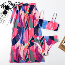 Load image into Gallery viewer, 3 Piece Bandeau Bikini Sets