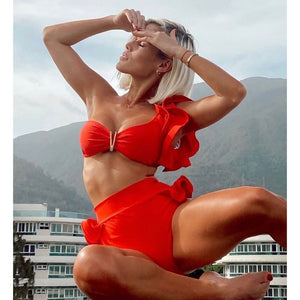 Ruffle High-Waist Bikinis - 19 STYLES!