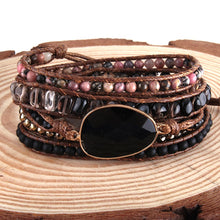 Load image into Gallery viewer, Boho Wrap Bracelets with Natural Stone