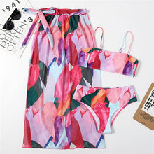 Load image into Gallery viewer, 3 Piece Bandeau Bikini Sets