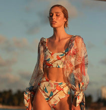 Load image into Gallery viewer, Puff Sleeve Bikini Fashun