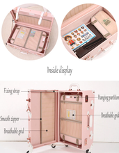 Load image into Gallery viewer, 2 Piece Vintage Luggage Set