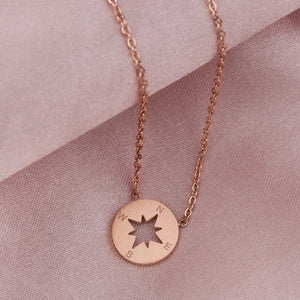 Navigational Star Travel Necklace